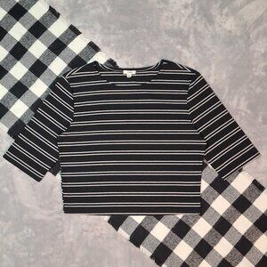 🌸M Striped Black and White Women's Top🌸